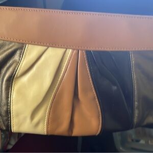 NWT Apt. 9 Brown and Cream Shoulder Bag